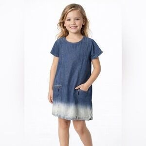 Kardashian Kids Dip Dye Kids Dress, Size 5. Great Condition. Blue